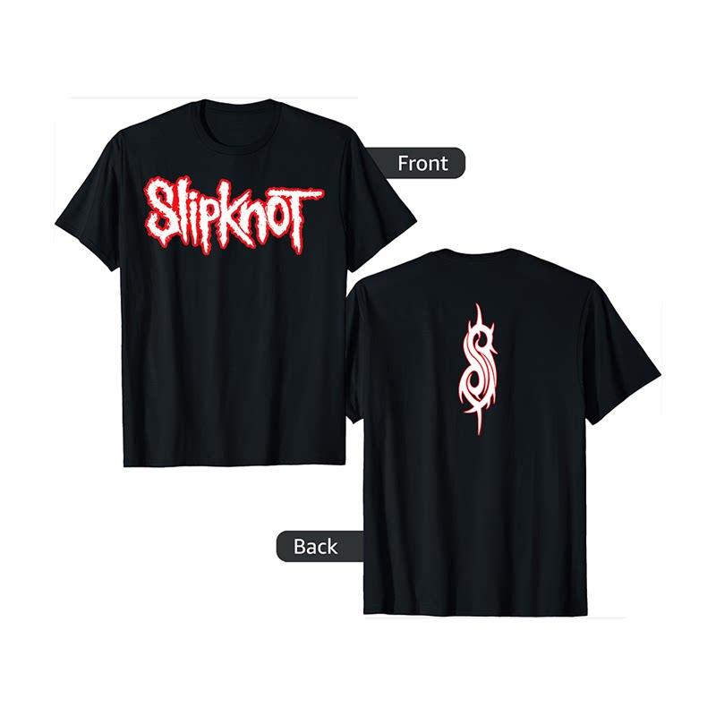 Slipknot Punk Rock Band T-Shirt 100% Cotton Graphic Tee Men Women Summer Streetwear Top S разноцветный