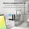 Діапазонний USB-адаптер Wi-Fi 1300 Мбіт/с 2,4 ГГц/5 ГГц Wi-Fi-донгл USB 3.0 802.11Ac 4-антенний бездротовий приймач для ПК/ноутбука Без драйверів