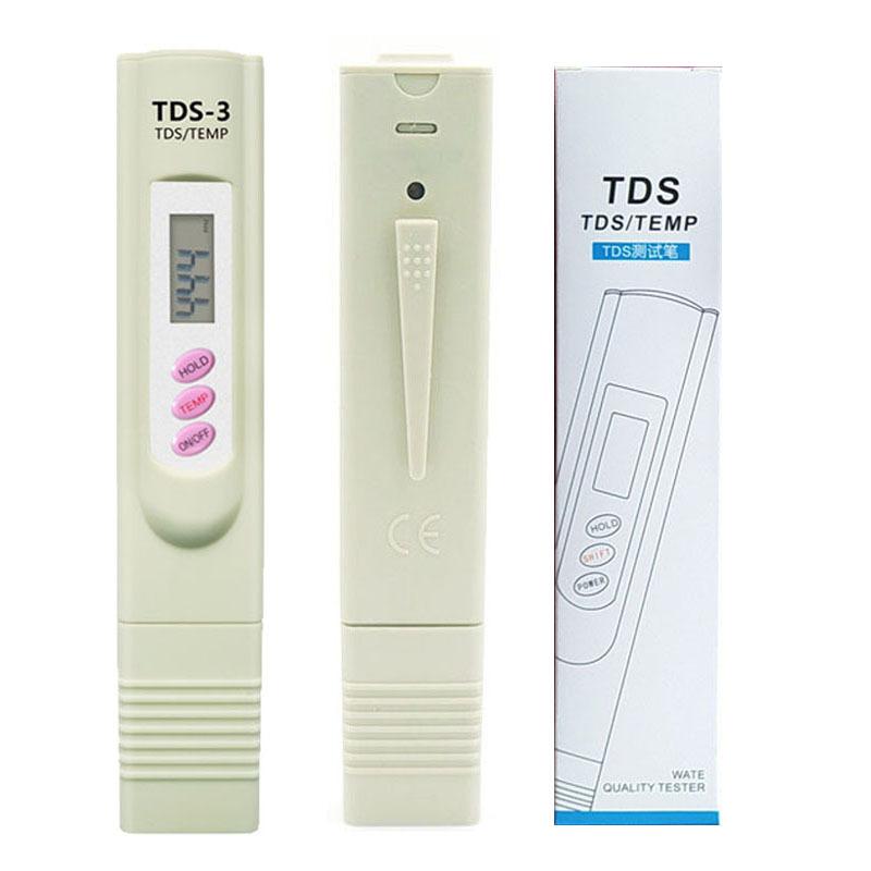 1Pc  Three-button Tds-3 Water Quality Test Pen Foreign Trade Quality Tds Pen  Direct Supply Tds Water Quality Test Pen
