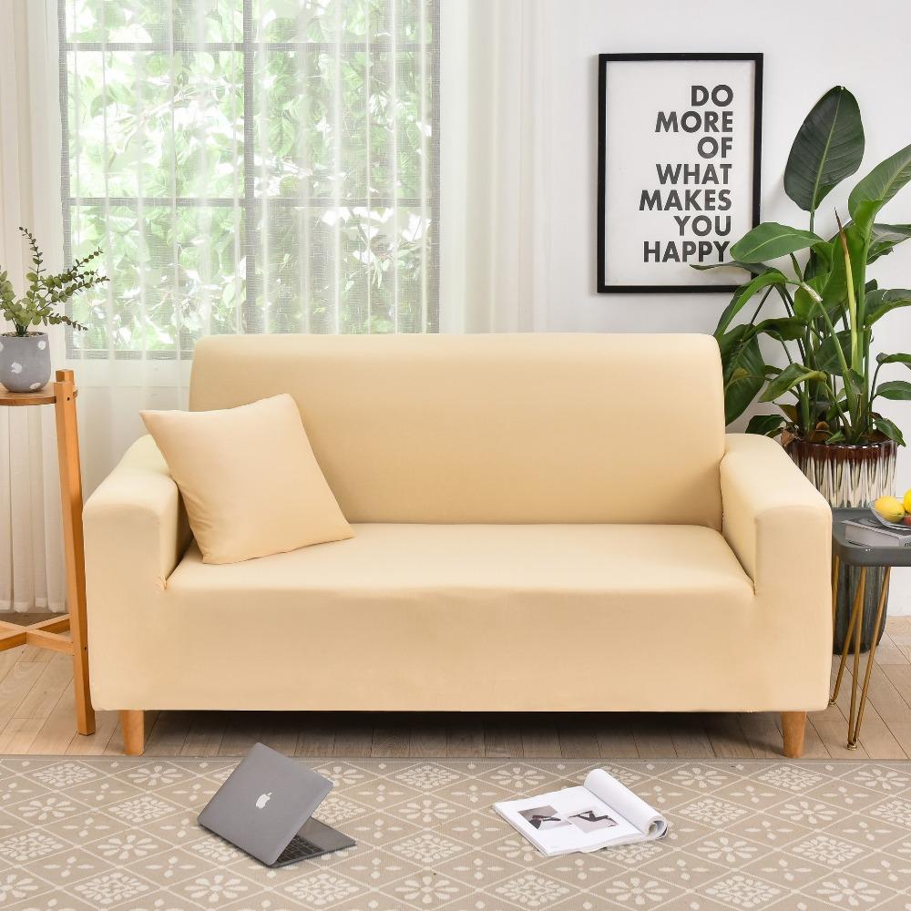 Universal Stretchable Couch Cover Set for Single Double Triple Seater Sofa Full Coverage Slipcovers