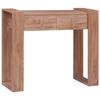 Day and Night - Day and Night Solid Teak Wood Console Table 90x35x75 Cm