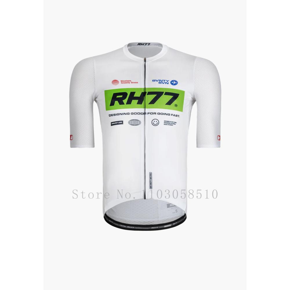 Pro Team Summer RH77 Cycling Jersey Men Breathable Quick Dry Bicycle Clothing Bike Mountain Maillot Ropa Ciclismo High Quality