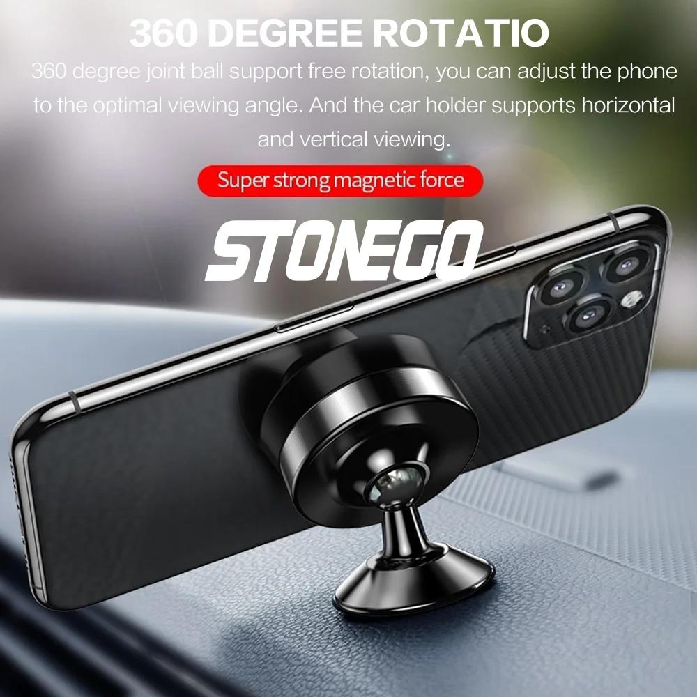 Magnetic Car Phone Holder Compatible with iPhone Max Huawei Xiaomi Universal Magnetic Stand for Cellphone Bracket