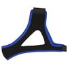 AntiSnoring Chin Strap Adjustable Breathable Stop Snoring Strap Jaw Support Belt(Black with Blue Edge )