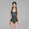 Racing Swimsuit Women's One-piece Triangular Belly Cover Slimming Sexy Swimming Pool Hot Sports Suit