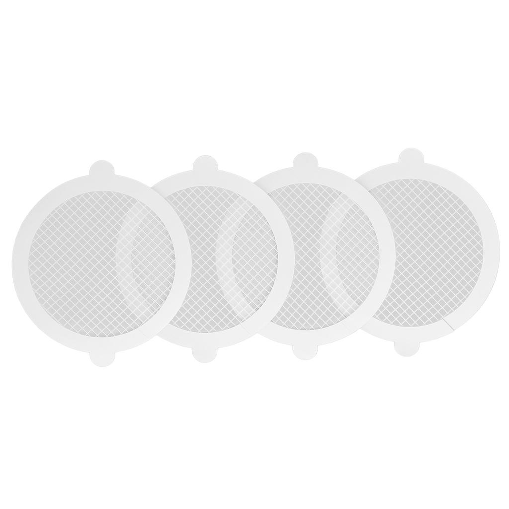 50 ks Lapač vlasů do sprchového odtoku Sklolaminátový Praktický Pohodlný Hustá síťka Lapač vlasů do sprchy 11cm