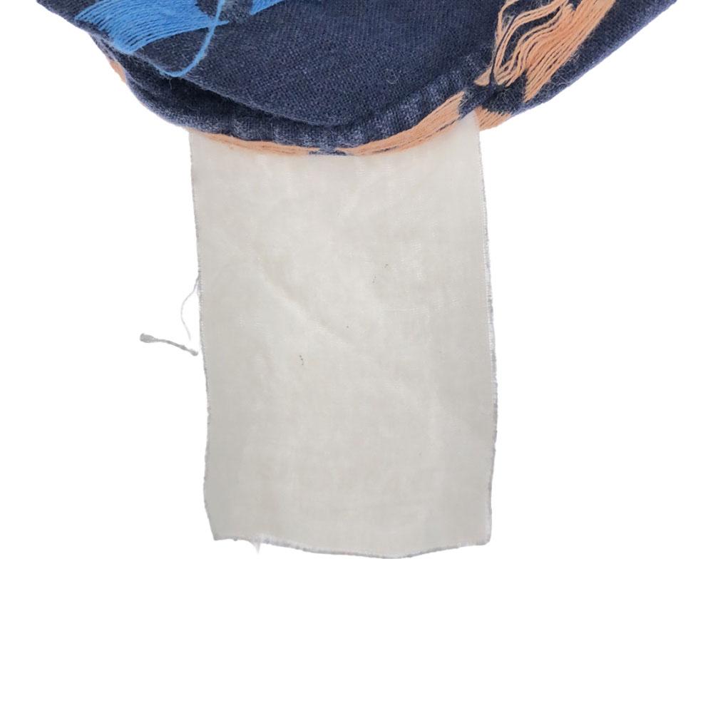 SUGAR CANE Dot Embroidery Pattern Long Sleeve Button Down Shirt M Navy Men's Used