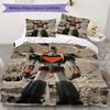 Grendizer Goldorak Pattern Bedding uilt Set uilt Cover Pillowcase Home Decoration Birthday Gift (1 * duvet cover + 2 * pillowcase without core)30