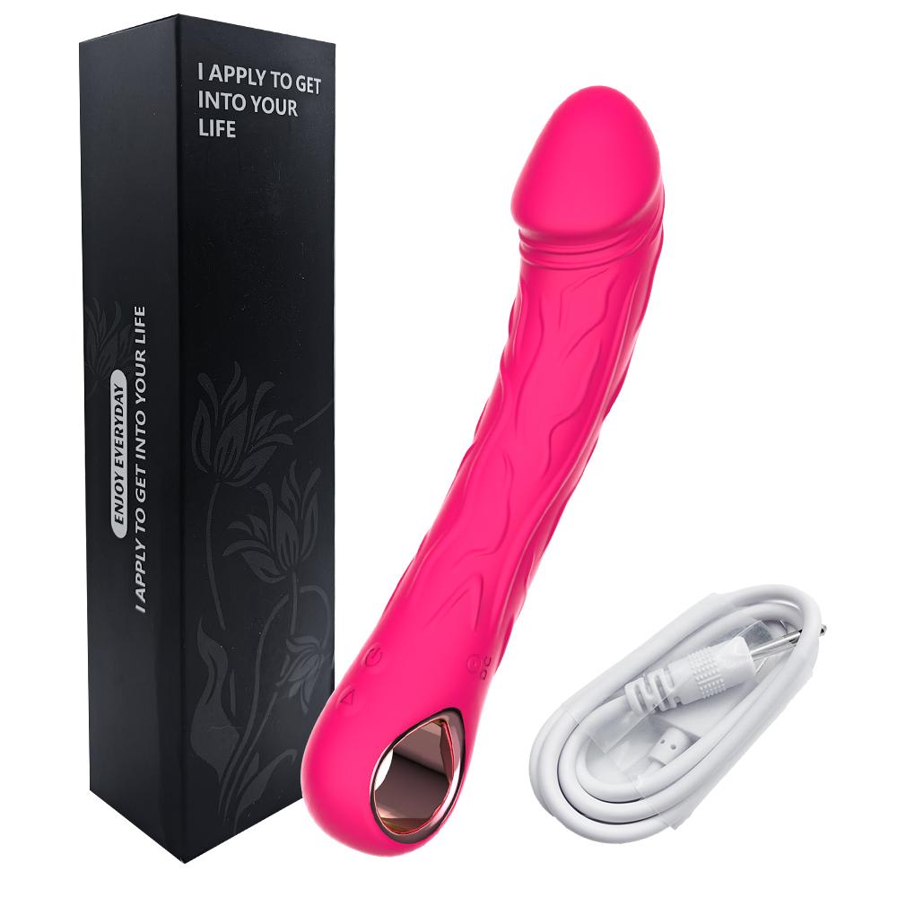 Dildo Vibrator Adult Supplies G Spot Vagina Massager AV Wand Anal Wand Orgasm Soft Silicone Clit Stimulator Female Masturbator Adult Sex Toy for Woman
