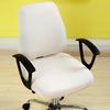 Solid Chair Cover Office Computer Spandex Split Seat Cover Universal Anti-dust Armchair Cover