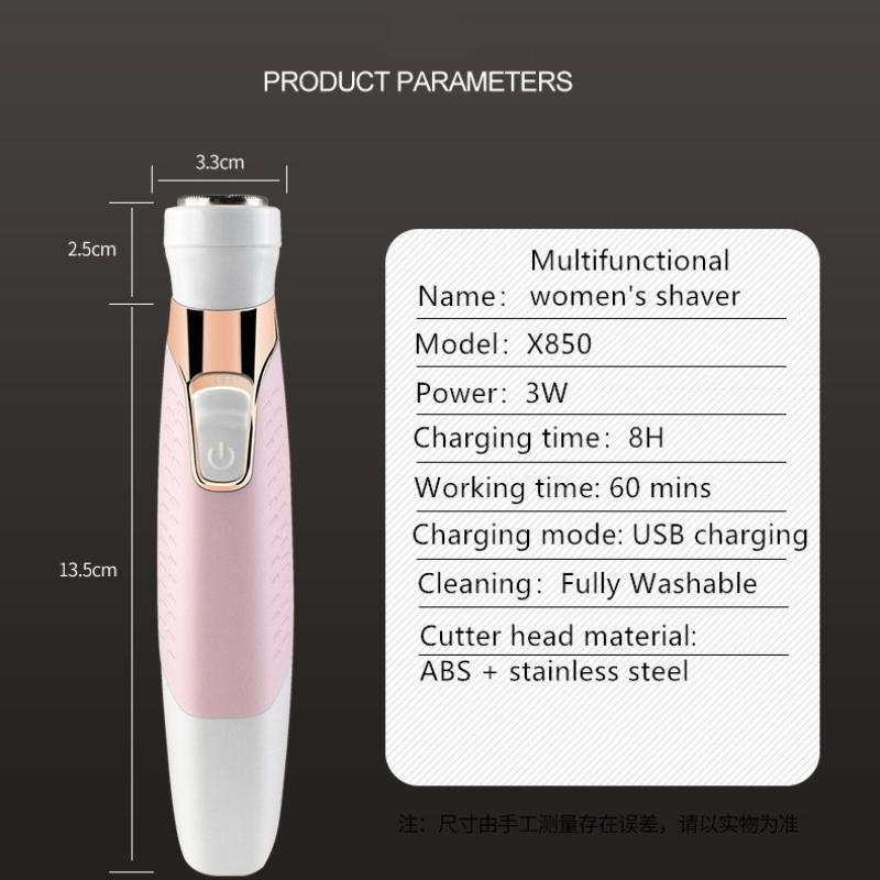5 In 1 Professional Personal Care Set Women Hair Removal Lady Shaver Electric Shaving Machine Waterproof Mini Trimmer Razor Epilator
