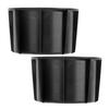 2Pcs Center Console Cup Holder Insert ABS 55616‑35010 Replacement for FJ Cruiser 2007‑2014