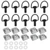 14mm Motorcycle Quick Release 1/4 D-ring Turn Race Fairing Fastener Universal For Honda Yamaha Suzuki Kawasaki Ducati Aprilia