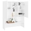 vidaXL Washing Machine Cabinet White 70.5x25.5x90 Cm