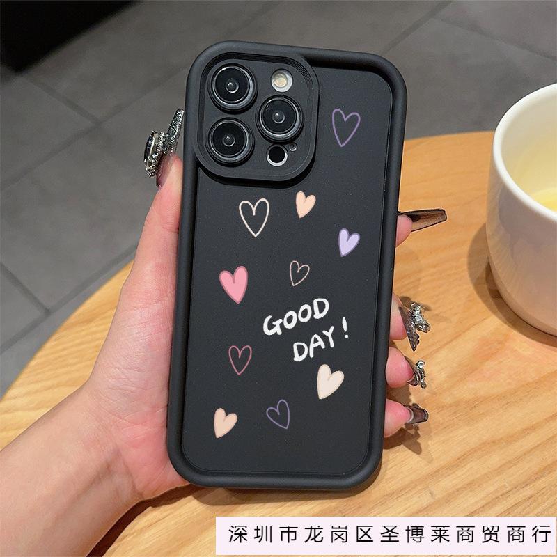 Colorful Heart Supports iPhone 16, iPhone 16, 12/13/14/15 Pro Max Full-coverage XS Phone Protective Cases