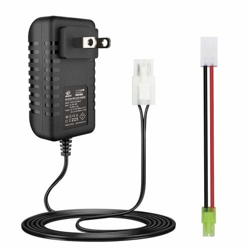 Melasta 7.2V, 8.4V, 9.6V Nickel-Metal Hydride Battery Charger for RC Batteries/Tokyo Marui Models with Standard Tamiya Compatible Connectors and Mini