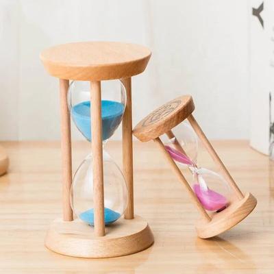 3 Minuten Holz Sanduhr Mini Desktop Dekoration Sanduhr Kreative Timer Sanduhr Sanduhr Küche für Kinder Geschenk