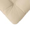 Seat Cushions 4 Pcs Cream 40 X 40 Cm Microfiber Fabric