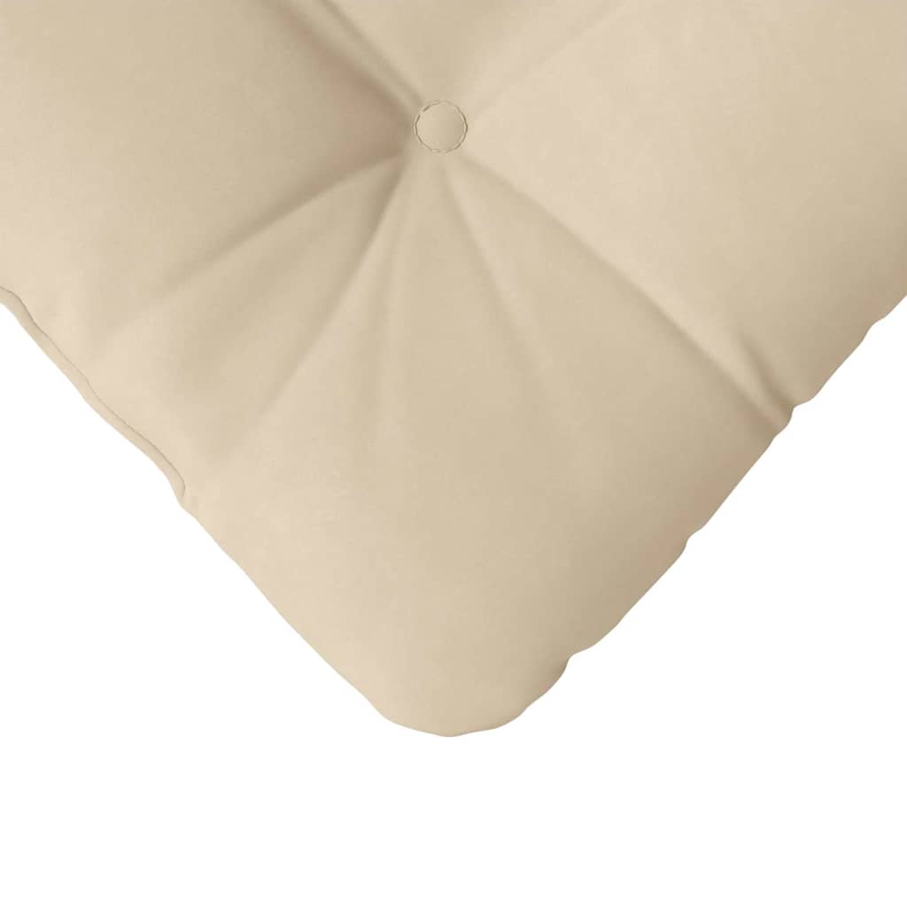 Seat Cushions 4 Pcs Cream 40 X 40 Cm Microfiber Fabric