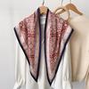 Women S Cashew Flower Triangle Scarf Shawl For Travel Photo Waist Headwear