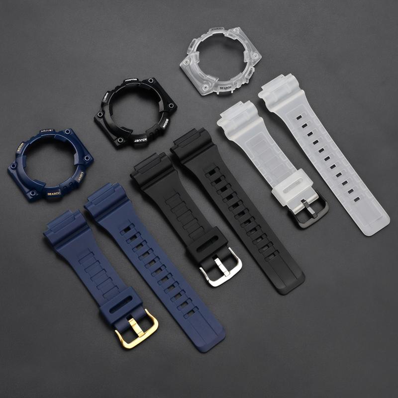 Reimveske for Casio G-Shock AQ-S810 Menn Kvinner Erstatning Matt Gummi Silikon Klokkereim Armbånd