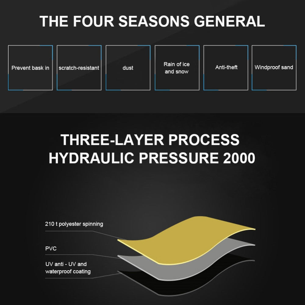 Bicycle Transport Cases & Bags 2 Bikes Heavy Duty Waterproof Bicycle Cover Cycle Outdoor Uv Protection