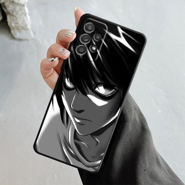 Anime Death Note L Licht Fall für Samsung Galaxy A14 A73 A53 A71 A51 A31 A33 A22 A12 A21s A13 a32 A52s A72 A52 A23