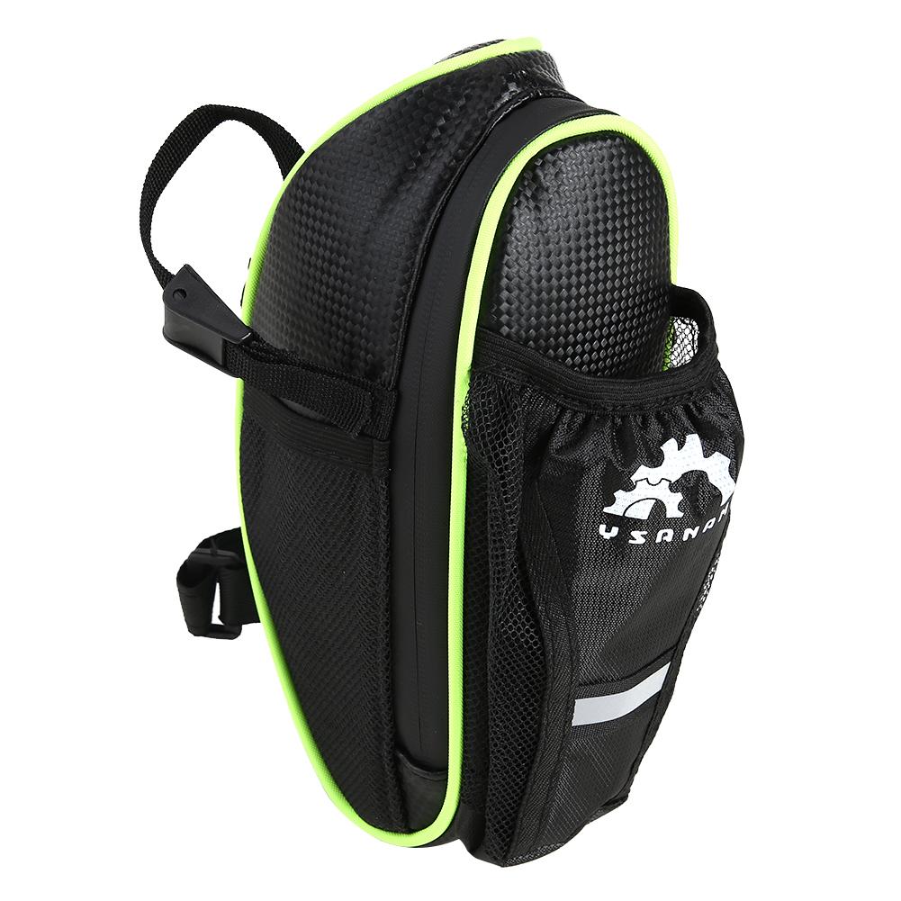 Buy Reflective Bike Cycling Saddle Bag Water Bottle Pocket Seatpost