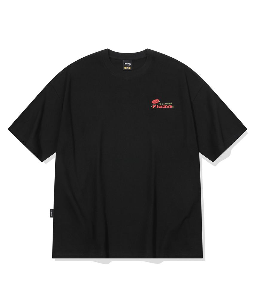 CPGN STUDIO Tomato Pizza Short Sleeve T-Shirt Black
