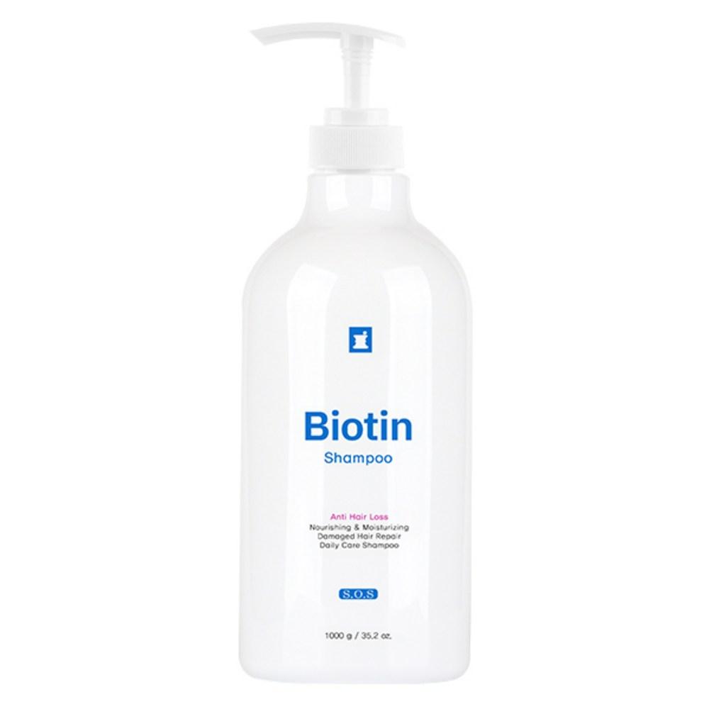 Biotin Hair Loss Shampoo 1000g Hair Loss Relief Scalp Care Biotin Supplement pH 5.5 Slightly Acidic 1 Pcs 1kg