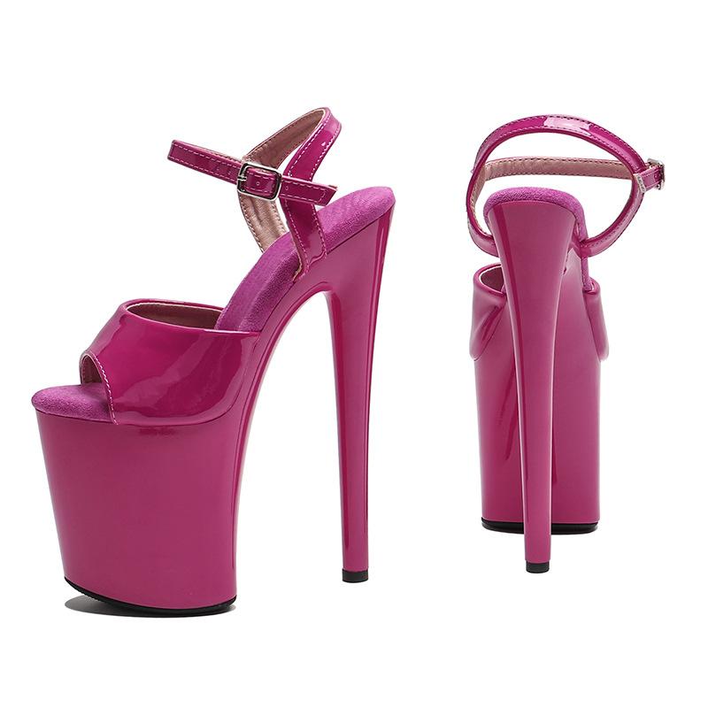 Sexy Women Pole Dance Shoes Pumps Party Club Platform High-heeled Shoes Summer Peep Toe Sandals
