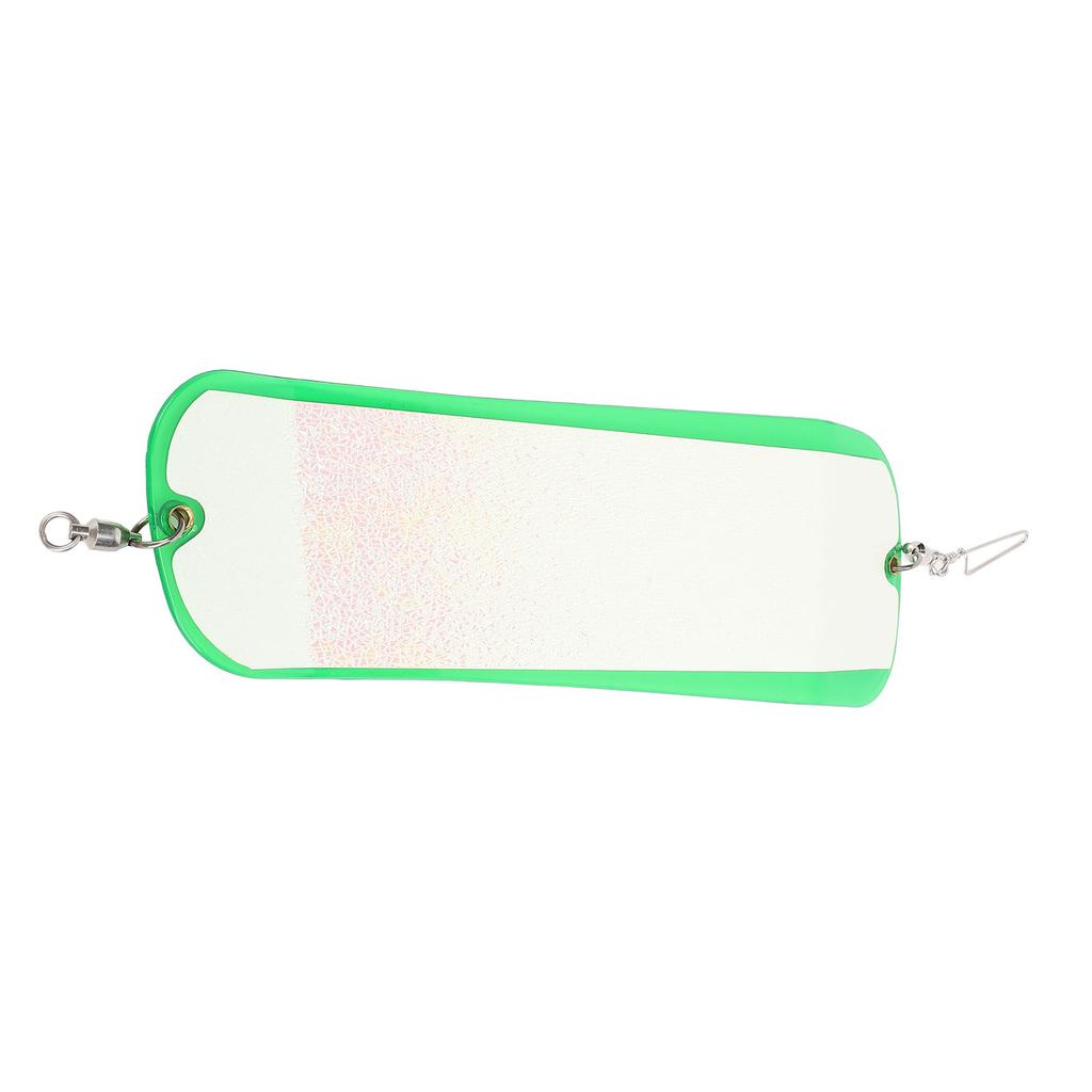 Fishing Flasher ABS Underwater Double Sided Luminous Swivel Diving Board Flasher for Sea Fishing