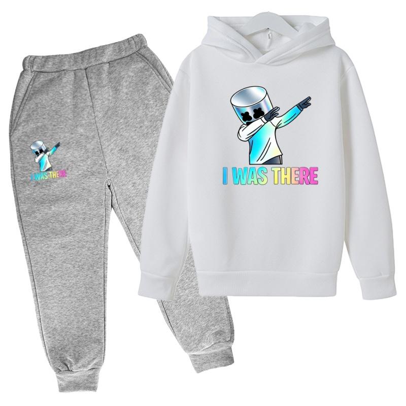 2026 New Children's Sportswear Set-Boys' Girls' Hooded Sweatshirt Pants Set (3-13 Years Old) Top+Bottom Clothing Brand Apparel