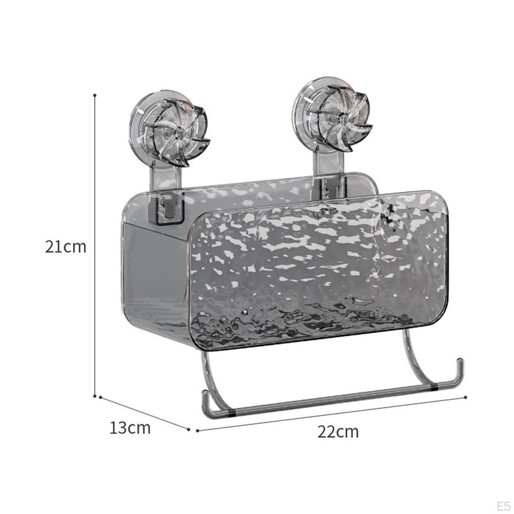 Modern Shower with Powerful Suction Cups for Bathroom Storage