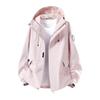 Spring/Autumn Outdoor Couple's Windbreaker – Windproof, Waterproof, Durable, Hooded Jacket for Men & Women