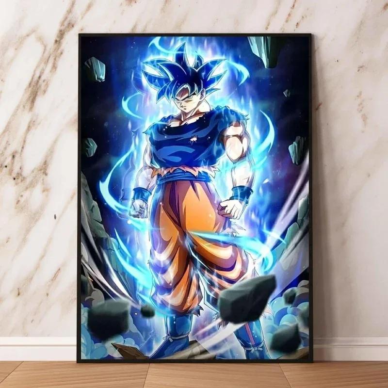 Anime Canvas Painting Print Picture Goku Vegeta Hd Poster Children's Bedroom Decoration Wall Art Home Prints Gifts