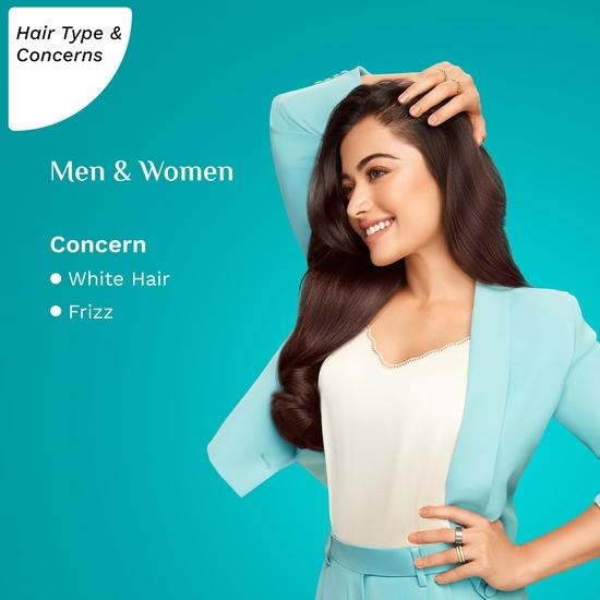 Pilgrim Patuá 3% MelanoGray™ ANTI-GREY HAIR SERUM for Men & Women| Natural hair serum to reduce grey hair | 90ml