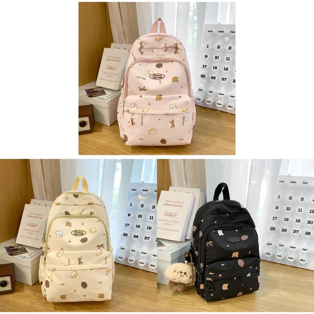 Girl School Backpack With Nylon Material And Laptop Compartment For Education Use