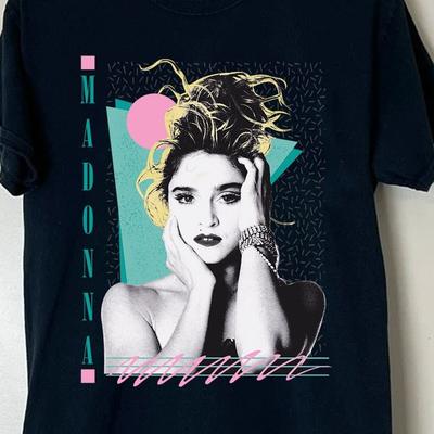 Madonna Queen of Pop Vintage Shirt for Fans Madonna True Blue Retro 90s T Shirt Unisex T-Shirt