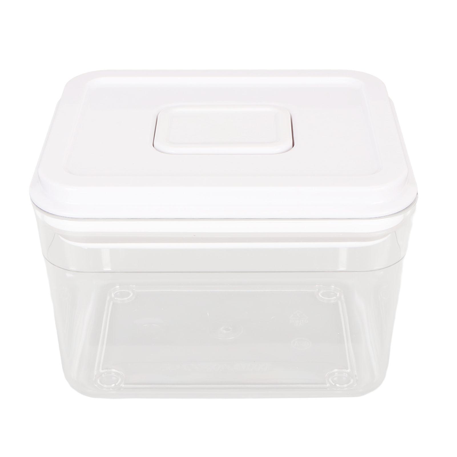 

Food Storage Container Leakage Proof Airtight Food Organizer with Push Switch Lid for Grain Rice Flour Sauce 1000ML L