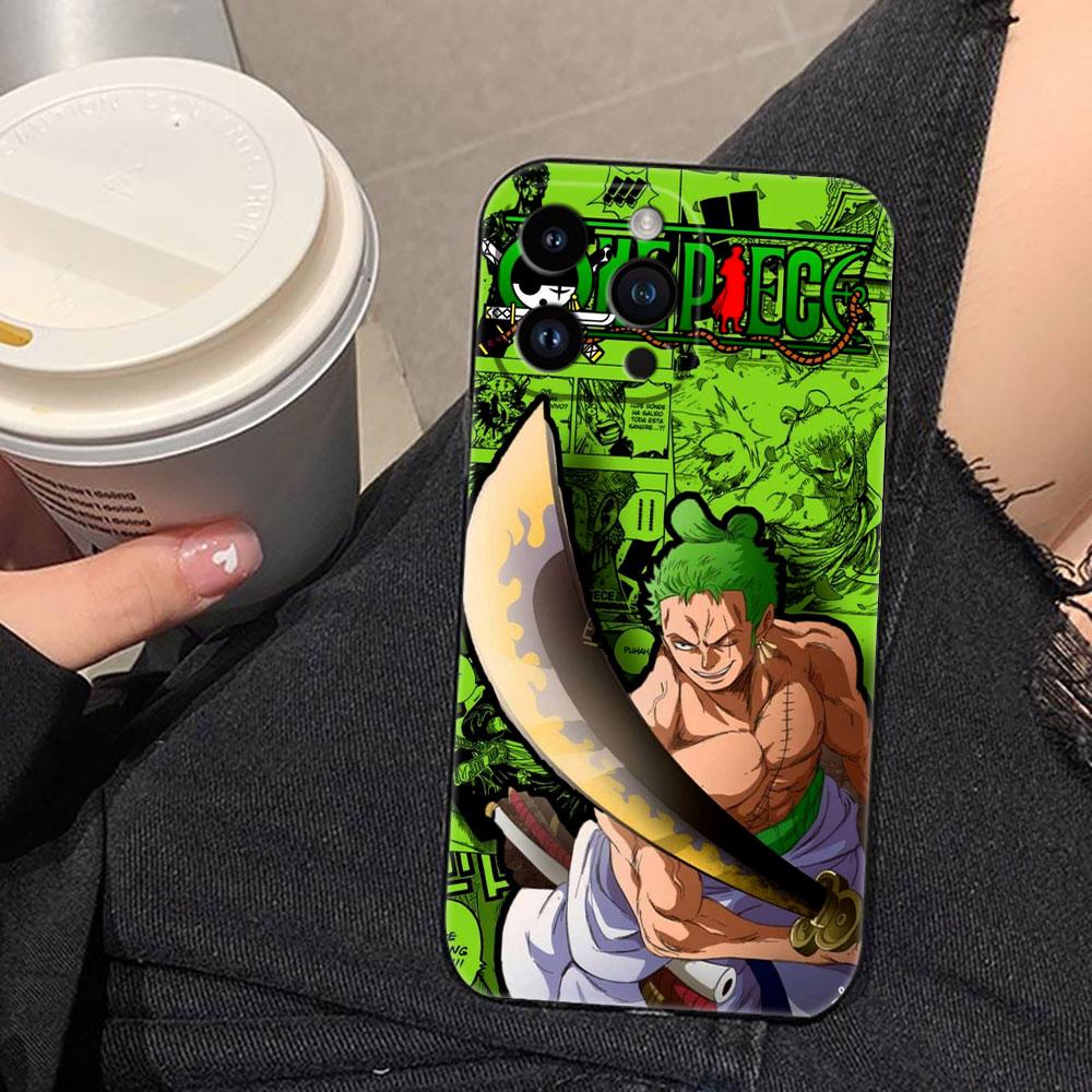 One Piece Luffy Zoro Nami Cover Phone Case For iphone Apple 17 AIR 16E 16 15 14 13 12 11 Pro XR Max 8 7 Plus TPU Case Funda Capa