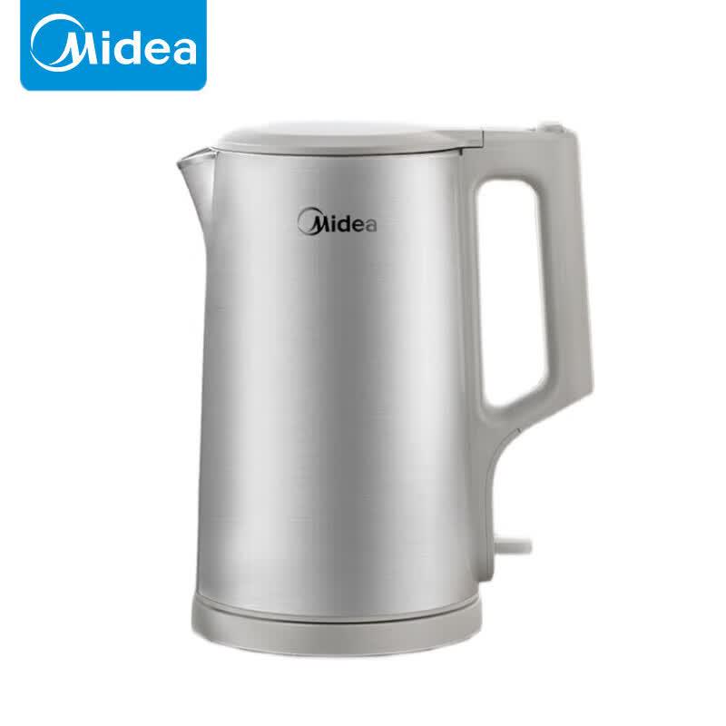 Midea 1.7L 316L Stainless Steel Electric Kettle CN plug (adapter included)