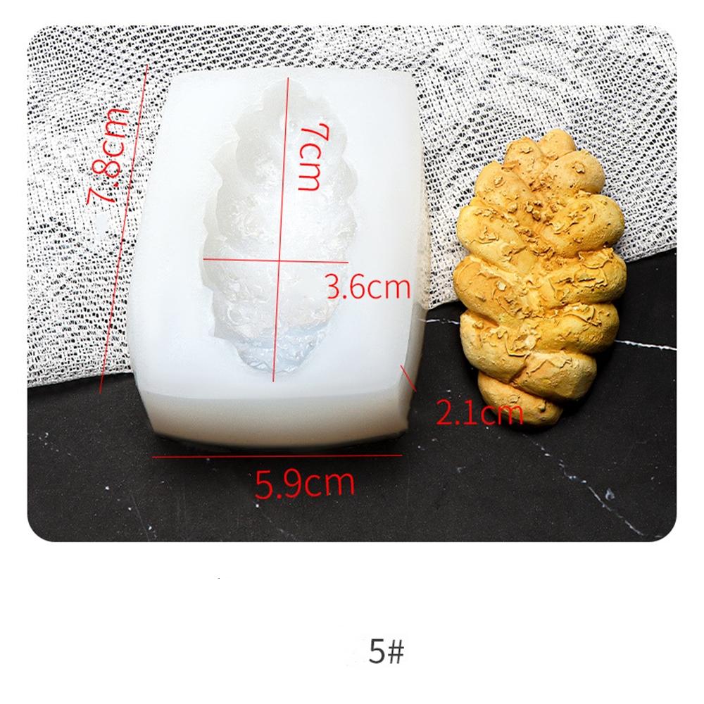 Kinds Food Shape Molds Waffles Cookie Cheese Chocolate Chip Donuts Cake Decorating Tools Soft Silicone Creative Fondant Mould