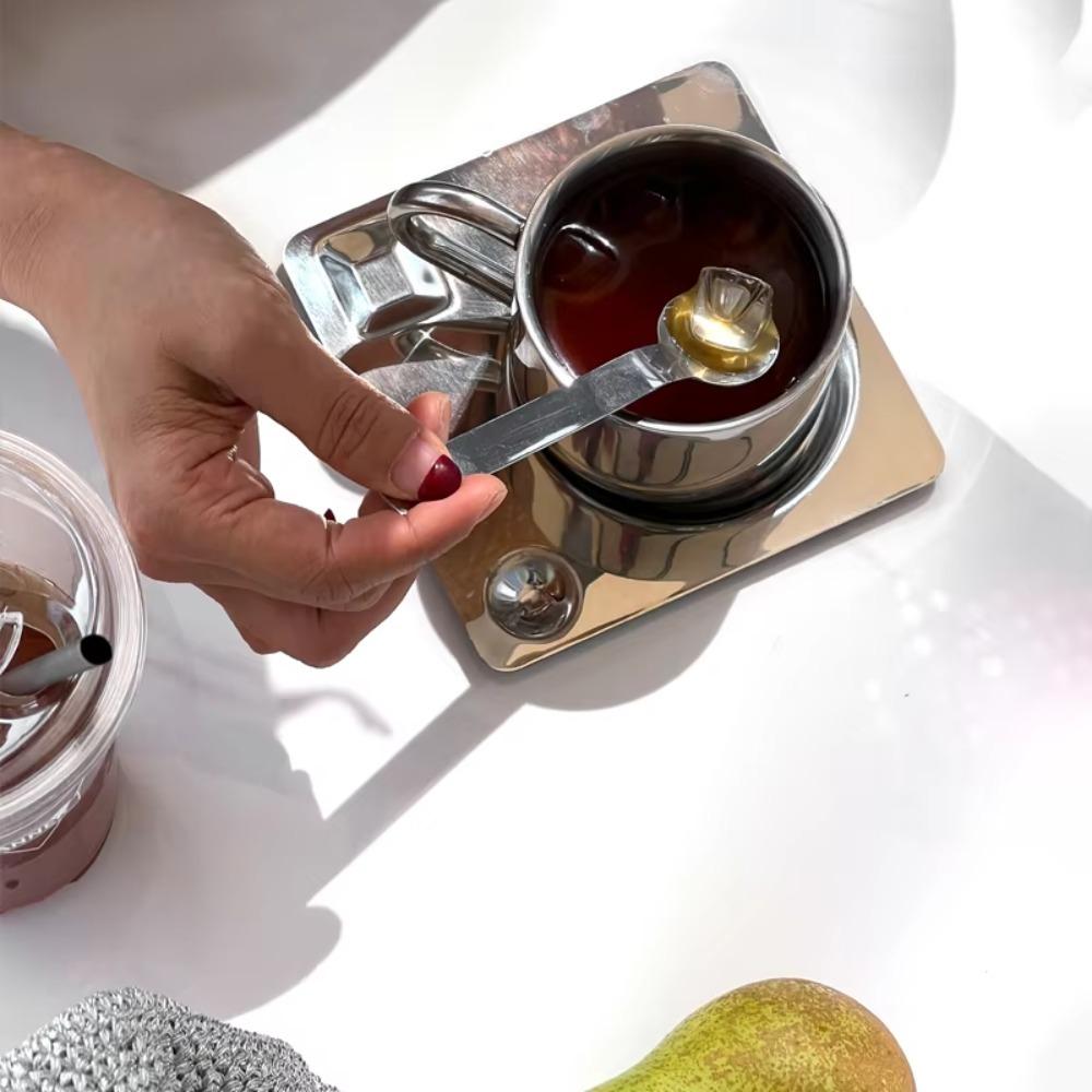 Minimalistická sada kávových šálků Žáruvzdorný kávový hrnek Špičkový pohár na vodu Restaurace