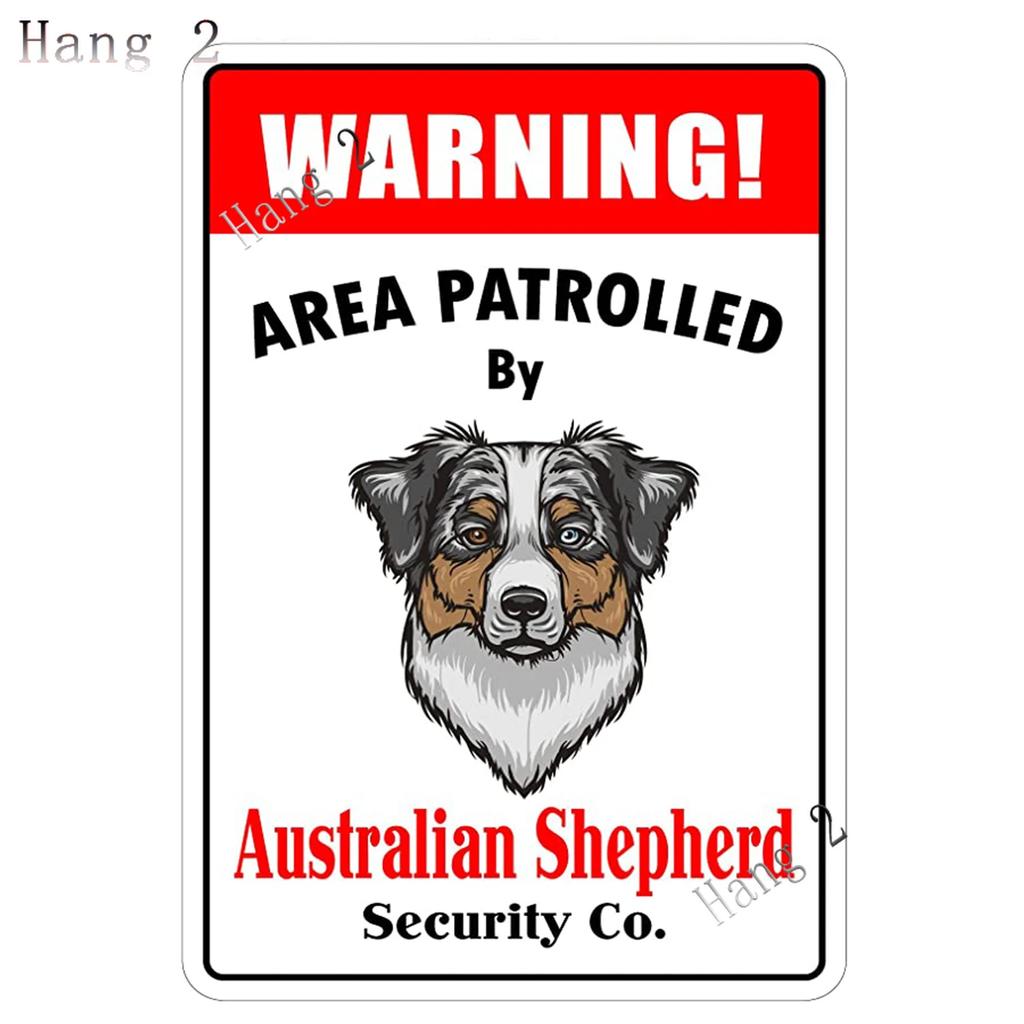 Aussie Metal Tin Sign Wall Decor Australian Shepherd Dog Bath Soap Poster Hanging Plaque Aluminum Signage Posters 8x12 Inch