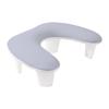 Portable ABS Nail Hand Pillow Removable Cushion Slanted Design Easy To Clean Ideal For Salon Or Home Manicure Use
