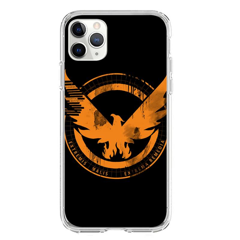 Tom Clancy's The Division Phone Case For Iphone 7 8 Plus X Xs Max Xr 11 12 13 Mini Pro Max SE2 Transparent Soft Cover
