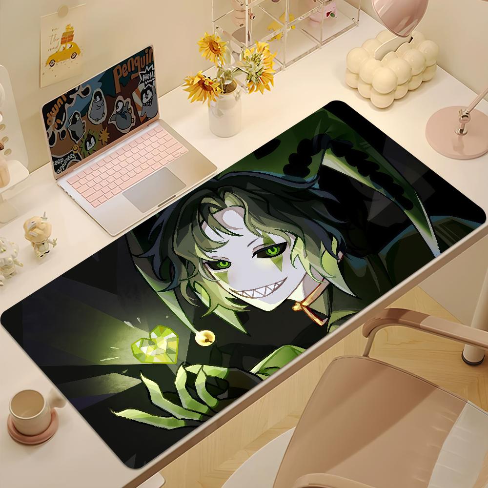 Game The FFreak CCircus Pierrot Mouse Pad Large NonSlip Lockedge Desktop Computer Desk Mat Keyboard Mousepad Office Student