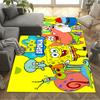 Spongebob Squarepants Adventure Floor Rug Office Rug Suitable for Bedrooms Game Room Entryway Playrooms Antislip Carpet Decorate Offices