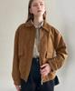 Slowlolli Bomber Suede Jacket